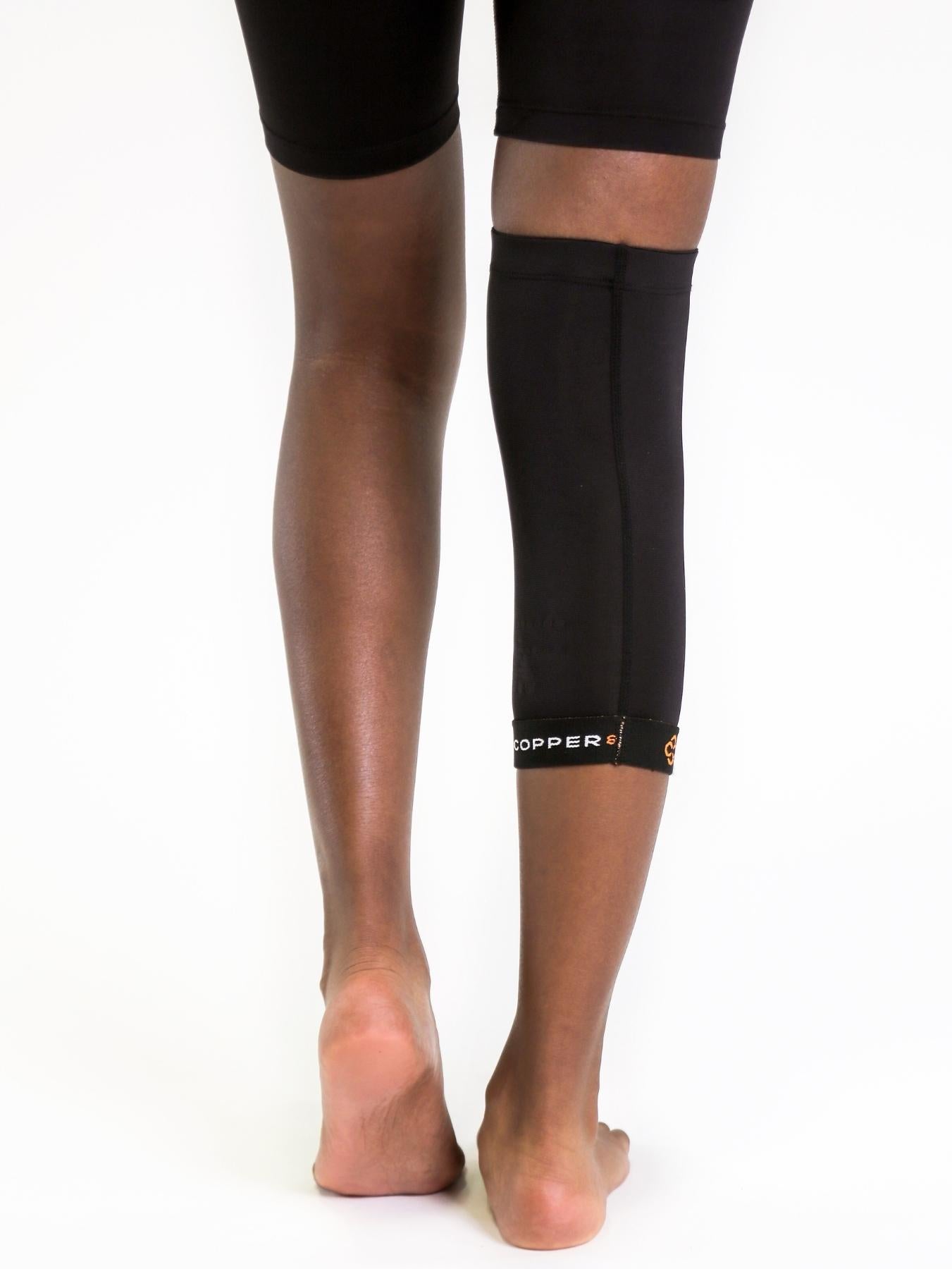 Copper Fiber Embedded Knee Support Compression Sleeve